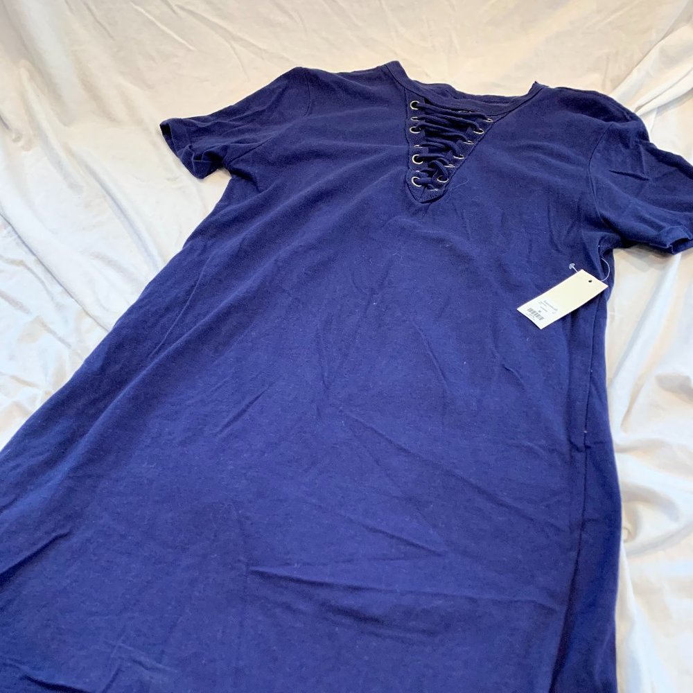 Navy Dress - Francesca's